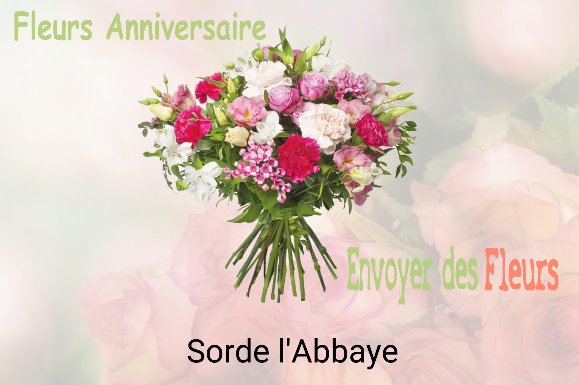 Bouquet de fleurs d’anniversaire livré à Sorde-l'Abbaye